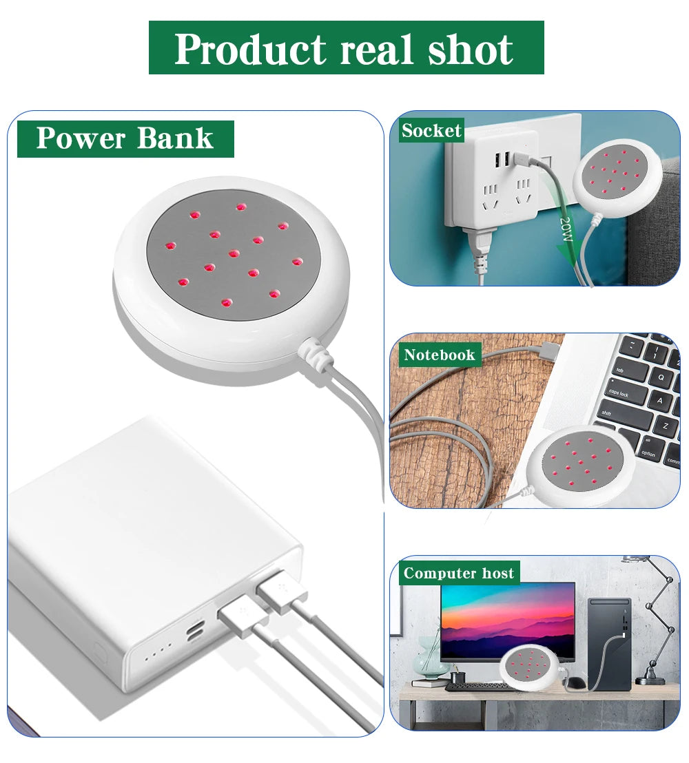 Smart Health 650nm Low Level 13 Laser Therapy Hypertension Diabetic Anti-inflammatory Treatment Physiotherapy Home Use Devices
