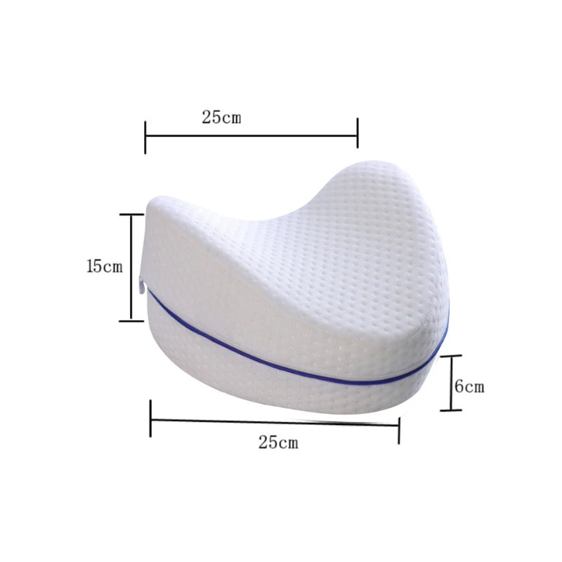 Back Hip Body Joint Pain Relief Thigh Leg Orthopedic Sciatica Pad Cushion Home Memory Foam Cotton Leg Pillow
