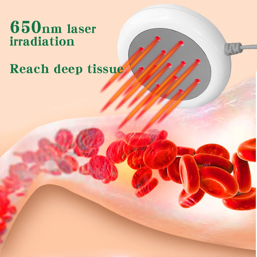 Smart Health 650nm Low Level 13 Laser Therapy Hypertension Diabetic Anti-inflammatory Treatment Physiotherapy Home Use Devices