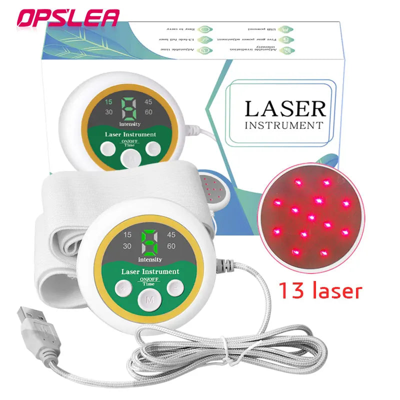 Smart Health 650nm Low Level 13 Laser Therapy Hypertension Diabetic Anti-inflammatory Treatment Physiotherapy Home Use Devices